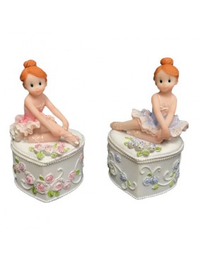 4“ Girl Jewellery Box, set of 2